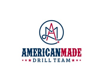 Logo design for a sports company by LogoArena professional logo designers. Submitted for American Made Drill Team logo contest by ljcreative, entry number 104
