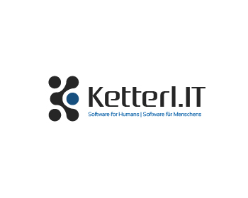 Logo design for a internet company by LogoArena professional logo designers. Submitted for Ketterl.IT logo contest by valjean, entry number 79