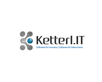 Logo design for a internet company by LogoArena professional logo designers. Submitted for Ketterl.IT logo contest by valjean, entry number 80