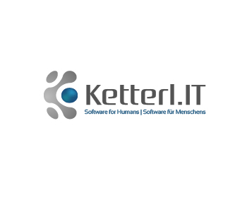 Logo design for a internet company by LogoArena professional logo designers. Submitted for Ketterl.IT logo contest by valjean, entry number 86