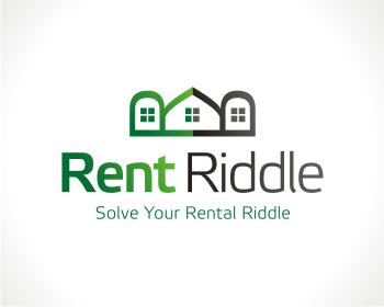Logo design for a internet company by LogoArena professional logo designers. Submitted for Rent Riddle logo contest by Einstein_Logo, entry number 84