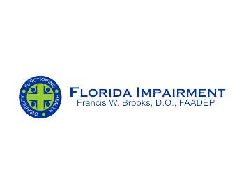 Logo design for a medical company by LogoArena professional logo designers. Submitted for Florida Impairment logo contest by andhieko, entry number 29