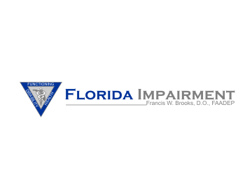 Logo design for a medical company by LogoArena professional logo designers. Submitted for Florida Impairment logo contest by andhieko, entry number 53