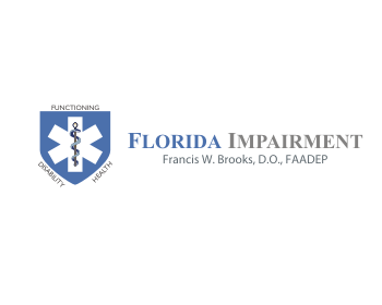 Logo design for a medical company by LogoArena professional logo designers. Submitted for Florida Impairment logo contest by blaine, entry number 9