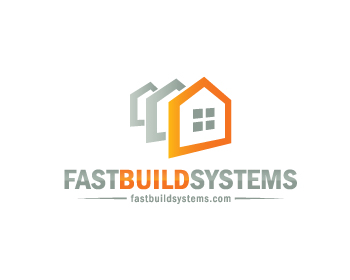 Logo design for a construction company by LogoArena professional logo designers. Submitted for FAST BUILD SYSTEMS logo contest by grafikus, entry number 154