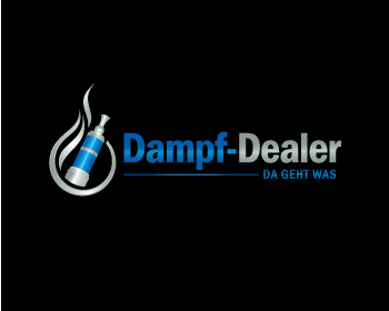 Logo design for a retail company by LogoArena professional logo designers. Submitted for Dampf-Dealer logo contest by grafikus, entry number 62