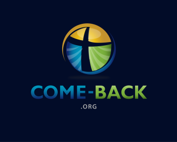 Logo design for a religious company by LogoArena professional logo designers. Submitted for Come Back logo contest by Zeszter, entry number 44