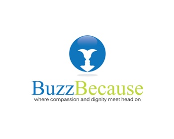 Logo design for a nonprofit company by LogoArena professional logo designers. Submitted for Buzz Because logo contest by regaltouch, entry number 28