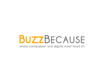 Logo design for a nonprofit company by LogoArena professional logo designers. Submitted for Buzz Because logo contest by arksanse, entry number 123
