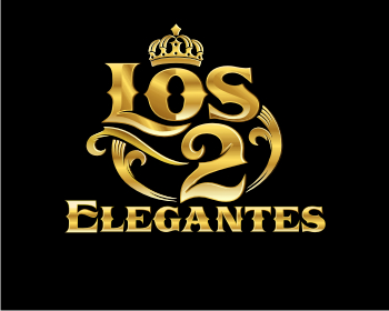 Logo design for a entertainment company by LogoArena professional logo designers. Submitted for Los 2 Elegantes logo contest by kiwbrothers, entry number 44