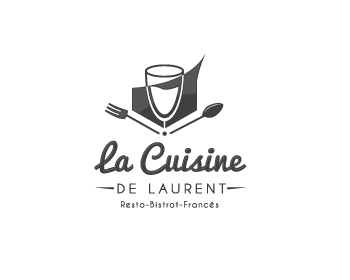 Logo design for a restaurant company by LogoArena professional logo designers. Submitted for La cuisine de laurent logo contest by novaera, entry number 31