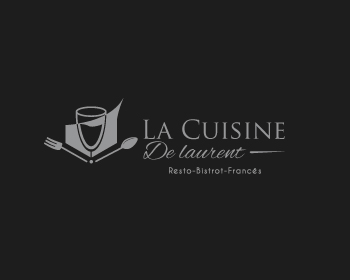 Logo design for a restaurant company by LogoArena professional logo designers. Submitted for La cuisine de laurent logo contest by novaera, entry number 33