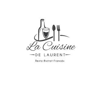 Logo design for a restaurant company by LogoArena professional logo designers. Submitted for La cuisine de laurent logo contest by novaera, entry number 36