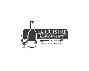 Logo design for a restaurant company by LogoArena professional logo designers. Submitted for La cuisine de laurent logo contest by novaera, entry number 39