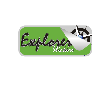explorer-stickers - Logo Designs By rdbentar