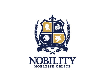 Logo design for a finance company by LogoArena professional logo designers. Submitted for Nobility logo contest by artfactory, entry number 35