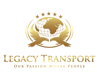 Logo design for a travel company by LogoArena professional logo designers. Submitted for Legacy Transport logo contest by 7-lung, entry number 70