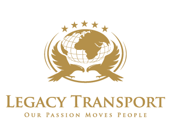 Logo design for a travel company by LogoArena professional logo designers. Submitted for Legacy Transport logo contest by 7-lung, entry number 71