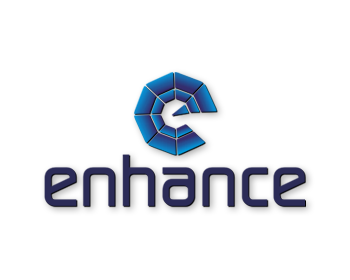 Logo design for a internet company by LogoArena professional logo designers. Submitted for Enhance logo contest by fadidesign, entry number 7