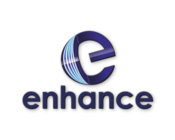 Logo design for a internet company by LogoArena professional logo designers. Submitted for Enhance logo contest by fadidesign, entry number 9