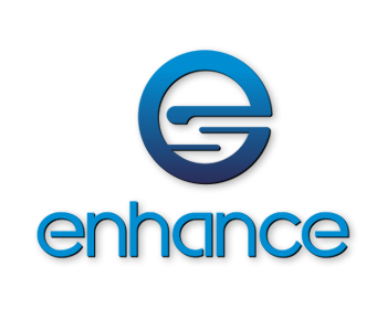 Logo design for a internet company by LogoArena professional logo designers. Submitted for Enhance logo contest by fadidesign, entry number 11