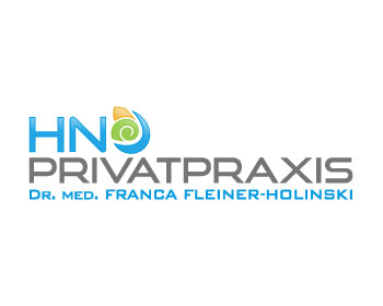 Logo design for a medical company by LogoArena professional logo designers. Submitted for HNO Privatpraxis Dr. med. Franca Fleiner-Holinski logo contest by jctoledo, entry number 127