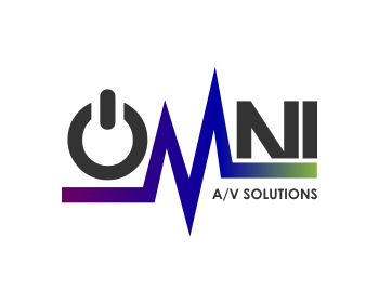 Logo design for a entertainment company by LogoArena professional logo designers. Submitted for Omni A/V Solutions logo contest by wolve, entry number 62
