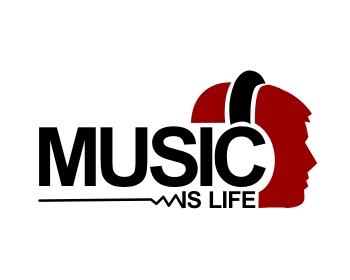 Logo design for a entertainment company by LogoArena professional logo designers. Submitted for Music is Life logo contest by sengkuni08, entry number 5