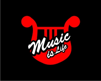 Logo design for a entertainment company by LogoArena professional logo designers. Submitted for Music is Life logo contest by sengkuni08, entry number 11