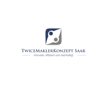 Logo design for a finance company by LogoArena professional logo designers. Submitted for TwiceMaklerKonzept Saar logo contest by JessieGraph, entry number 23
