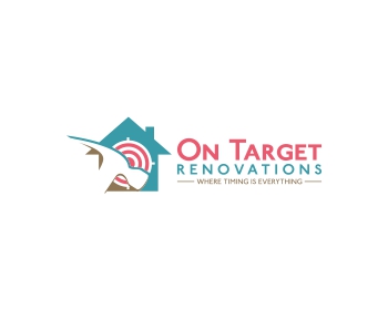 Logo design for a construction company by LogoArena professional logo designers. Submitted for On Target Renovations logo contest by ilatmeletdesign, entry number 116