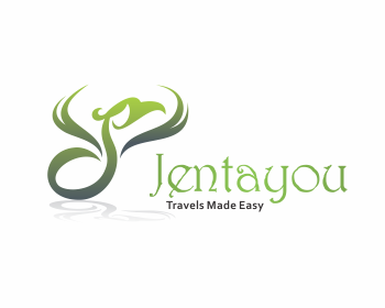 Logo design for a travel company by LogoArena professional logo designers. Submitted for Jentayou logo contest by vmax, entry number 59