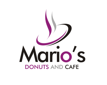 Logo design for a restaurant company by LogoArena professional logo designers. Submitted for Mario's Donuts and Cafe logo contest by WAGON, entry number 56