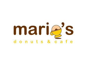 Logo design for a restaurant company by LogoArena professional logo designers. Submitted for Mario's Donuts and Cafe logo contest by magzymagz, entry number 61
