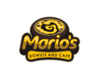 Logo design for a restaurant company by LogoArena professional logo designers. Submitted for Mario's Donuts and Cafe logo contest by nuwun1000, entry number 123
