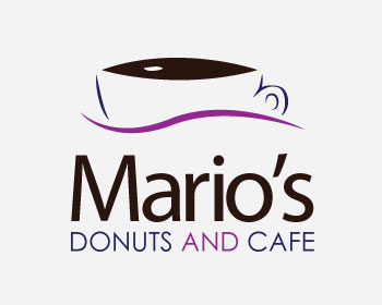 Logo design for a restaurant company by LogoArena professional logo designers. Submitted for Mario's Donuts and Cafe logo contest by wolfbeo3, entry number 5