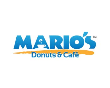 Logo design for a restaurant company by LogoArena professional logo designers. Submitted for Mario's Donuts and Cafe logo contest by Immo0, entry number 49