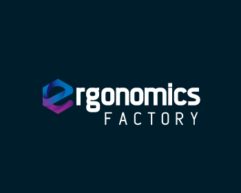 Logo design for a technology company by LogoArena professional logo designers. Submitted for ERGONOMICS FACTORY logo contest by purwagustira, entry number 27