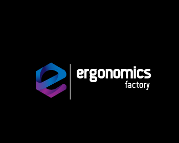Logo design for a technology company by LogoArena professional logo designers. Submitted for ERGONOMICS FACTORY logo contest by purwagustira, entry number 140