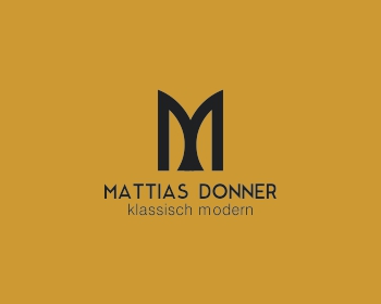 Logo design for a consulting company by LogoArena professional logo designers. Submitted for Logo für Matthias Donner logo contest by mango, entry number 118