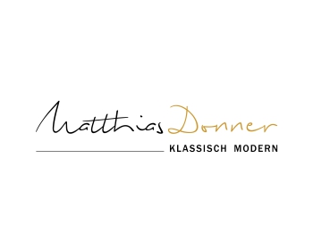 Logo design for a consulting company by LogoArena professional logo designers. Submitted for Logo für Matthias Donner logo contest by mango, entry number 163