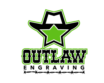 Logo design for a other company by LogoArena professional logo designers. Submitted for Outlaw Engraving logo contest by patrimonio, entry number 18