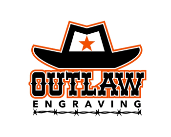 Logo design for a other company by LogoArena professional logo designers. Submitted for Outlaw Engraving logo contest by patrimonio, entry number 19