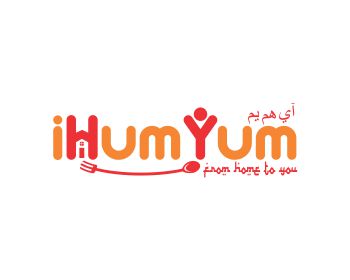 Logo design for a restaurant company by LogoArena professional logo designers. Submitted for iHumYum logo contest by radit, entry number 10