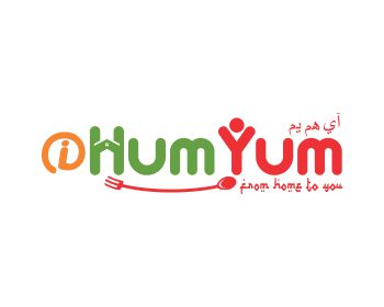 Logo design for a restaurant company by LogoArena professional logo designers. Submitted for iHumYum logo contest by radit, entry number 55
