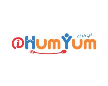 Logo design for a restaurant company by LogoArena professional logo designers. Submitted for iHumYum logo contest by radit, entry number 62