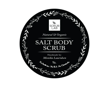 Logo design for a beauty company by LogoArena professional logo designers. Submitted for SCRUB LAB logo contest by klharina, entry number 96