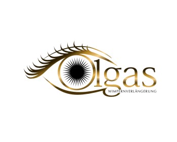 Logo design for a beauty company by LogoArena professional logo designers. Submitted for Olgas Wimpernverlängerung logo contest by AZAHRA, entry number 46