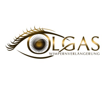 Logo design for a beauty company by LogoArena professional logo designers. Submitted for Olgas Wimpernverlängerung logo contest by AZAHRA, entry number 55