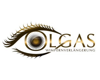 Logo design for a beauty company by LogoArena professional logo designers. Submitted for Olgas Wimpernverlängerung logo contest by AZAHRA, entry number 62